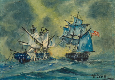 USS CONSTITUTION IN BATTLE